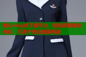 糖心vlog色下载平台，轻松获取独特色彩，打造个性化视频风格