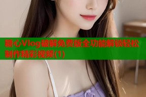 糖心Vlog破解免费版全功能解锁轻松制作精彩视频(1)