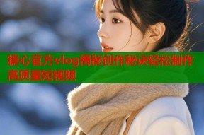 糖心官方vlog揭秘创作秘诀轻松制作高质量短视频