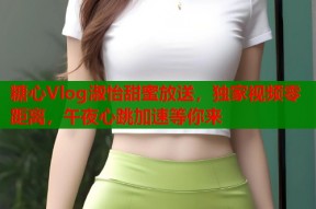 糖心Vlog淑怡甜蜜放送，独家视频零距离，午夜心跳加速等你来