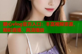 糖心vlog官方入口：丰富视频资源，精彩直播，高清播放