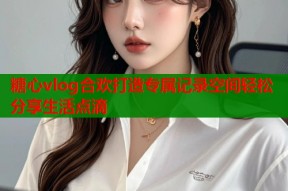 糖心vlog合欢打造专属记录空间轻松分享生活点滴