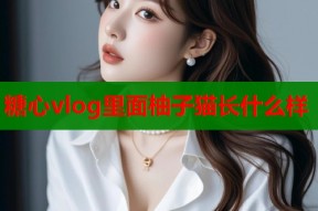 糖心vlog里面柚子猫长什么样