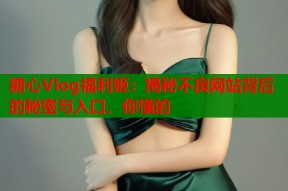 糖心Vlog福利姬：揭秘不良网站背后的秘密与入口，你懂的