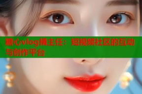 糖心vlog捅主任：短视频社区的互动与创作平台