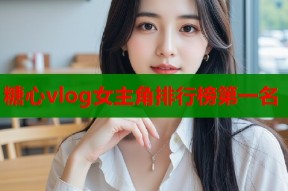 糖心vlog女主角排行榜第一名