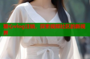 糖心vlog注销，探索视频社区的新视界