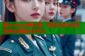 糖心vlog小桃在线：轻松记录生活分享快乐视频社交平台