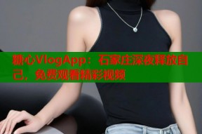 糖心VlogApp：石家庄深夜释放自己，免费观看精彩视频