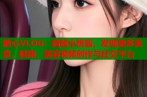 糖心VLOG：超越小桃酱，发现更多美食、健康、美容视频创作与社交平台