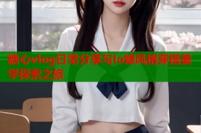 糖心vlog日常分享与lo娘风格穿搭美学探索之旅