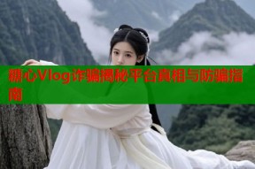 糖心Vlog诈骗揭秘平台真相与防骗指南
