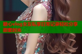 糖心vlog女友私享日常记录轻松分享甜蜜时光