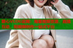 糖心VLOG官网：海量视频资源，直播互动，短视频创作一站式平台