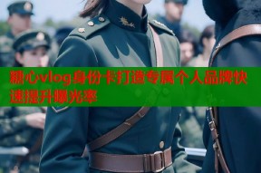 糖心vlog身份卡打造专属个人品牌快速提升曝光率