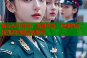 糖心APP会员：语音交友、连麦娱乐，找到志同道合的朋友