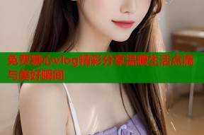 免费糖心vlog精彩分享温暖生活点滴与美好瞬间