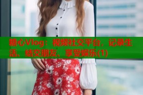 糖心Vlog：视频社交平台，记录生活、结交朋友、享受娱乐(1)