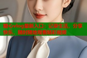 糖心vlog最新入口：记录生活，分享快乐，随时随地观看精彩视频