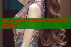 糖心vlog精彩共享平台尽享生活点滴精彩瞬间