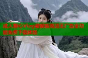 成人糖心Vlog破解版高清无广告全功能免费下载体验