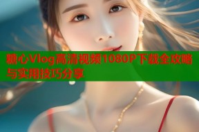 糖心Vlog高清视频1080P下载全攻略与实用技巧分享