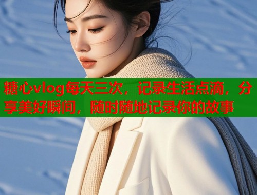 糖心vlog每天三次,记录生活点滴,分享美好瞬间,随时随地记录你的故事 第1张 糖心vlog每天三次,记录生活点滴,分享美好瞬间,随时随地记录你的故事 第1张