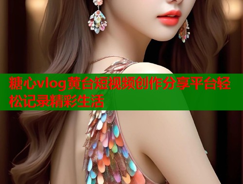 糖心vlog黄台短视频创作分享平台轻松记录精彩生活  第1张